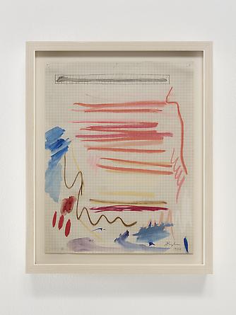 Marks and Strokes, 1970
Oil pastel, watercolor & graphite on graph paper
12 x 9 inches
GLG2367