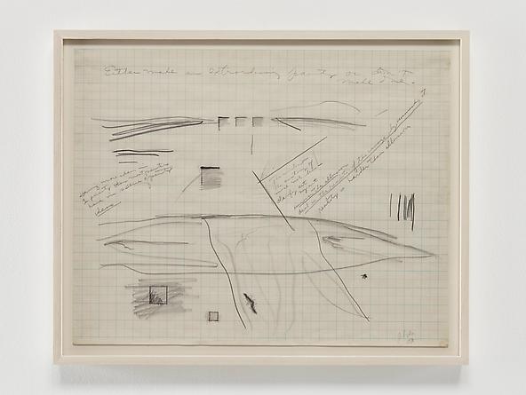 Untitled (graph paper notes), 1970
Graphite on graph paper
17 1/2 x 22 inches
GLG2375