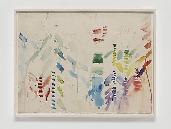Disintegrate Down, 1971
Watercolor & graphite on paper
22 1/4 x 30 inches
GLG2377