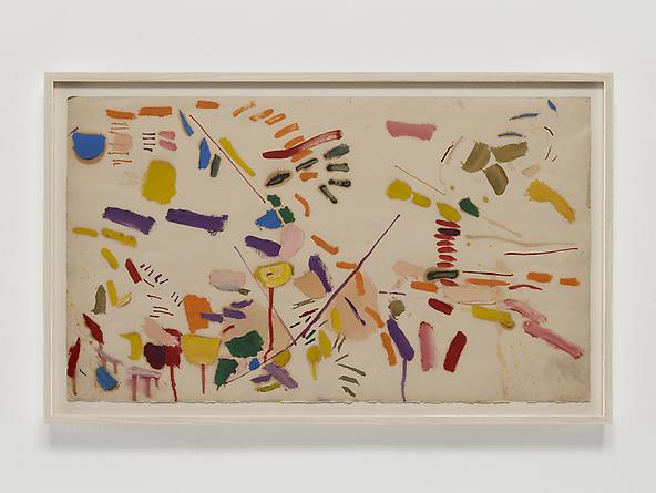 Screams/Whispers, 1972
Oil & graphite on paper
17 1/2 x 30 inches
GLG2378