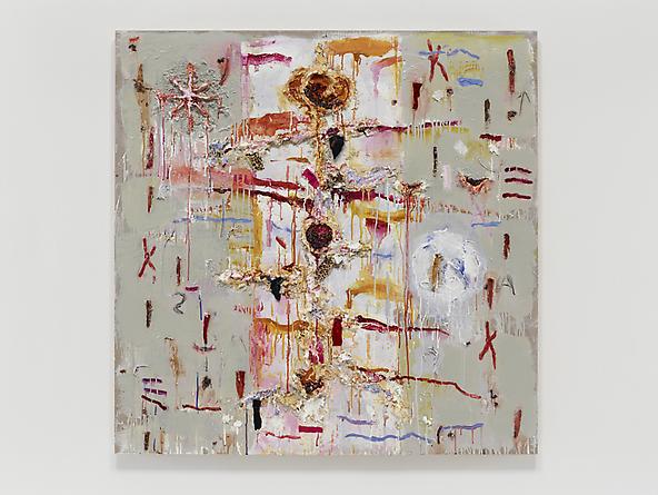 Song Cycle 1 (for Molly), 2011
Oil, acrylic, paper mache & fabric on linen
48 x 48 inches
GLG2381