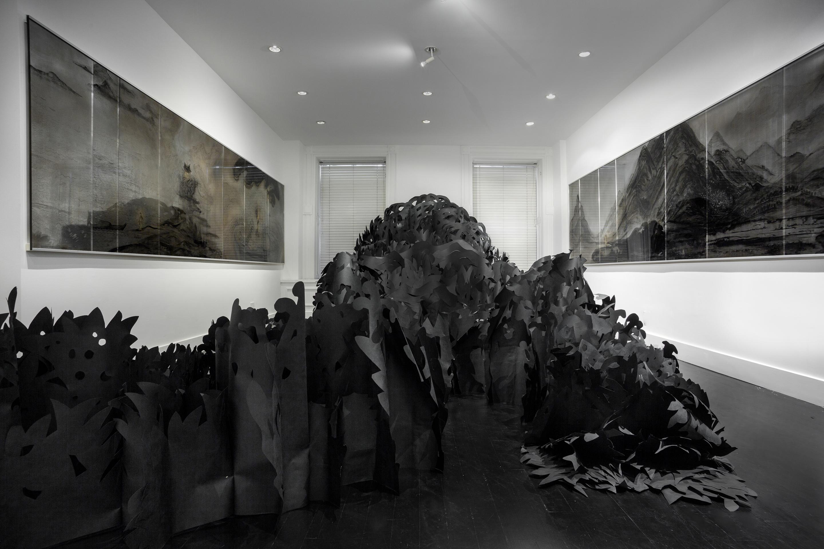 Installation view: Eight Views of Paradise Interrupted