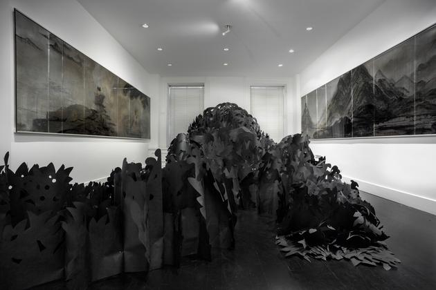 Installation view: Eight Views of Paradise Interrupted