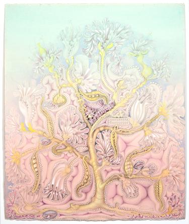 Nobody Told Me About Her, 2015
Acrylic & colored pencil on paper
42 1/2 x 33 1/2 inches
SGI2927