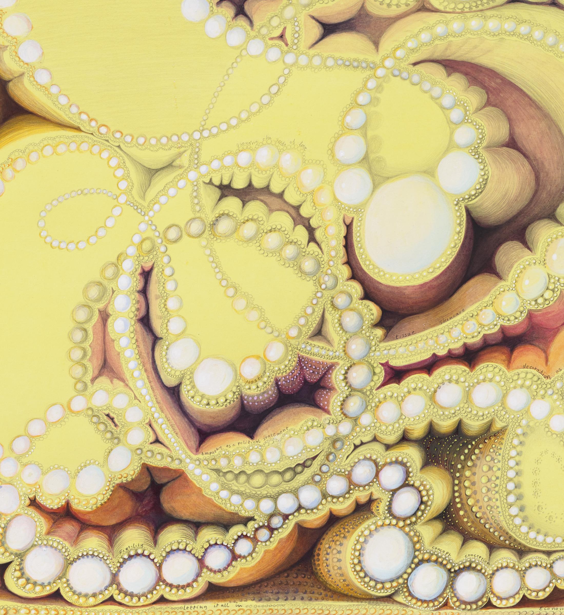 Growing the Seeds of Love (1), 2015
Acrylic, ink, gouache & colored pencil on paper
39 3/4 x 26 inches
SGI3047