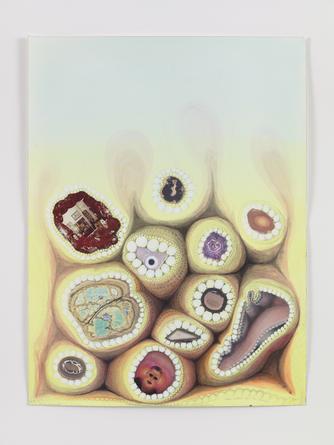 Immanence, 2015
Acrylic, colored pencil, ink, collage & gouache on paper
24 x 18 inches
SGI3139