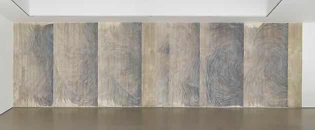 Linn Meyers
This Familiar Place, 2013
Ink & acrylic paint on wall
10 x 40 feet