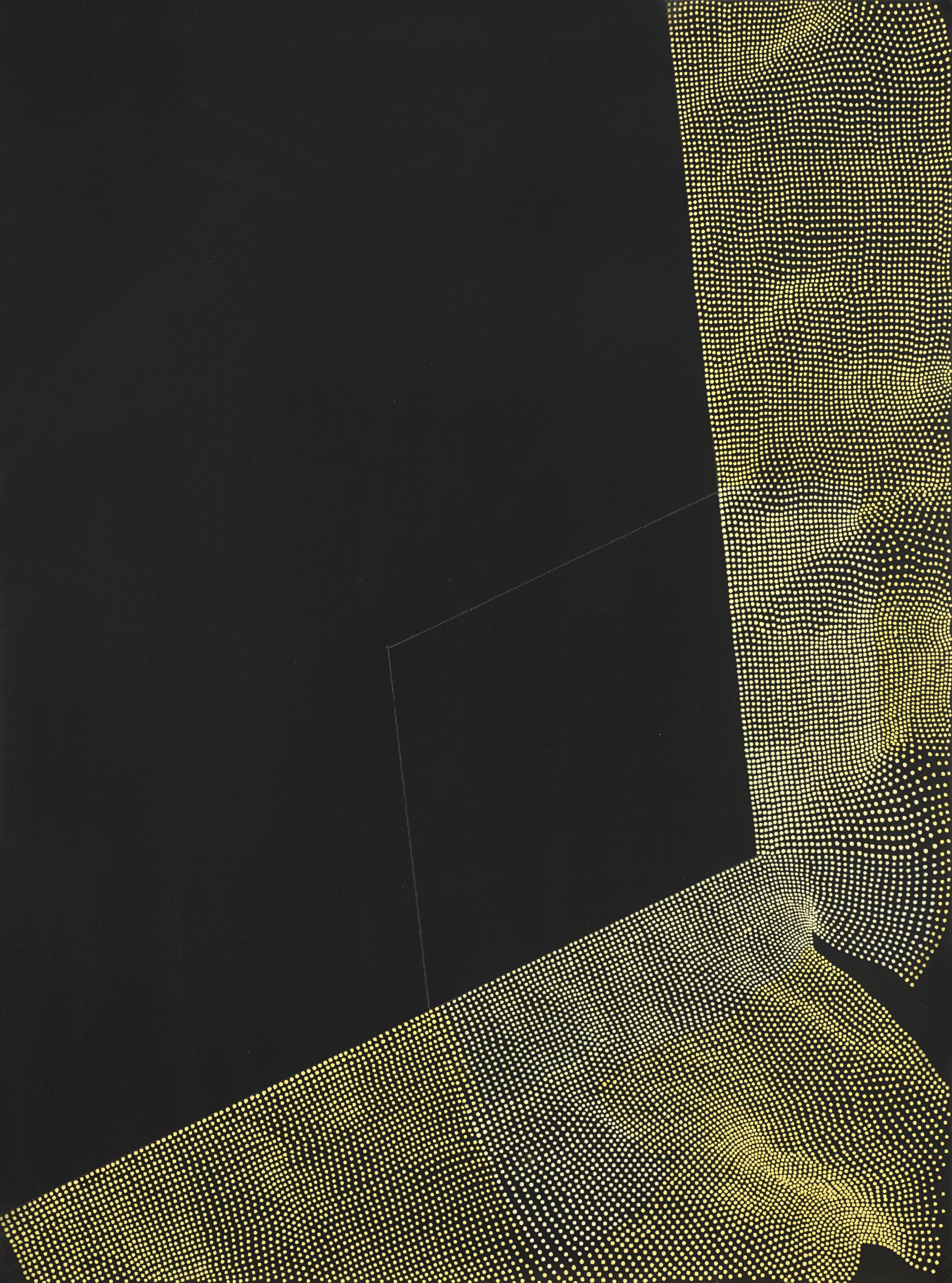LINN MEYERS Untitled, 2016, ink on panel, 16 x 12 inches, SGI3333.