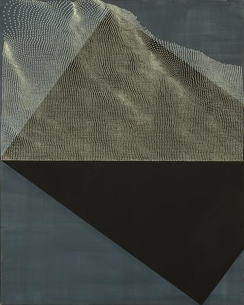 LINN MEYERS Untitled, 2016, ink on panel, 14 x 11 inches, SGI3345.