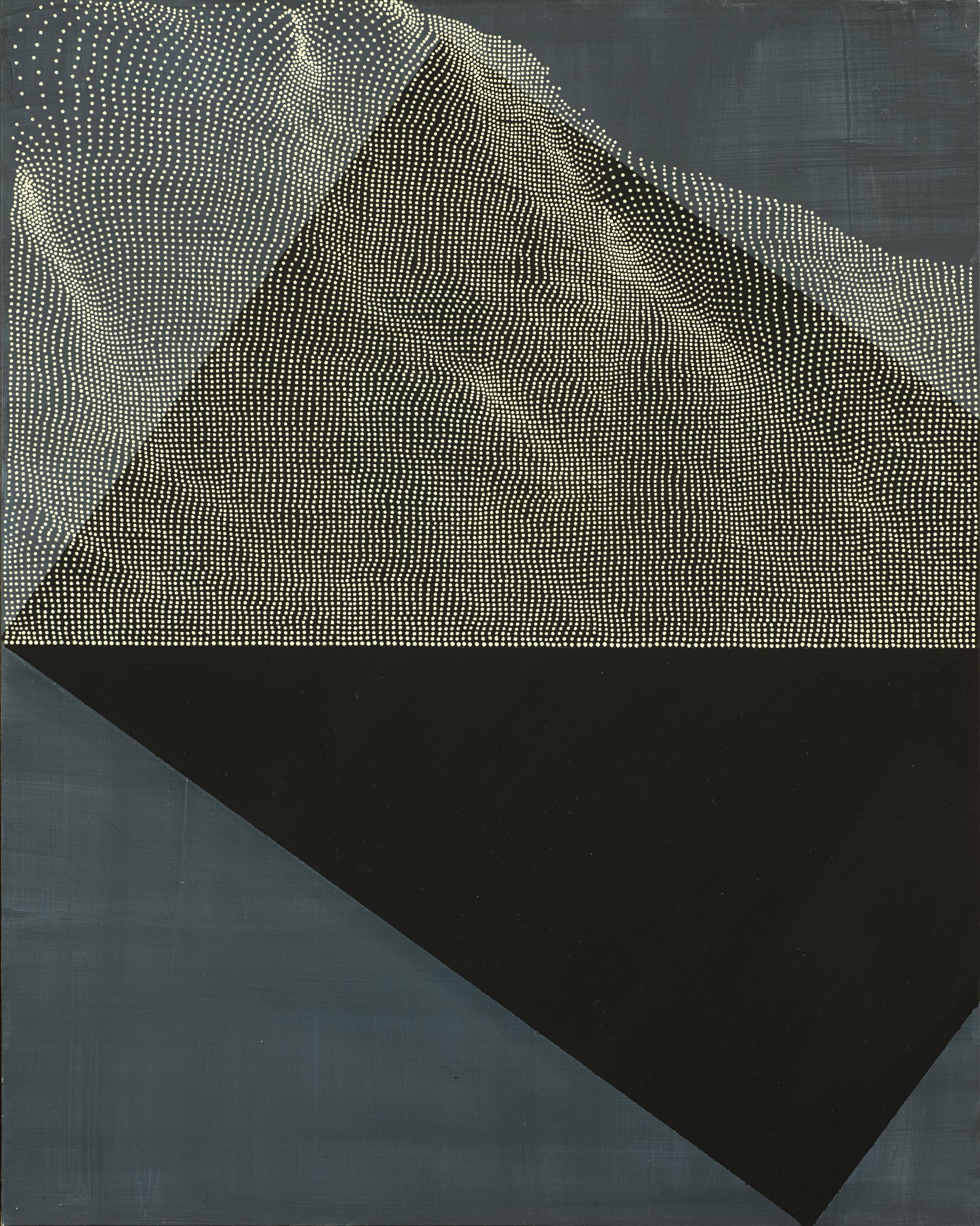 LINN MEYERS Untitled, 2016, ink on panel, 14 x 11 inches, SGI3345.