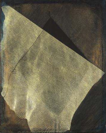 LINN MEYERS Untitled, 2016, ink on panel, 14 x 11 inches, SGI3348.