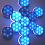 Metatron, 2002
Plexiglas, incandescent light bulbs, custom software, electrical hardware
60 x 60 x 6 inches