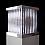 Cube, 2011
White LEDs, mirror finished stainless steel, custom software, electrical hardware
24 x 20 1/2 x 21 1/4 inches
Edition of 3