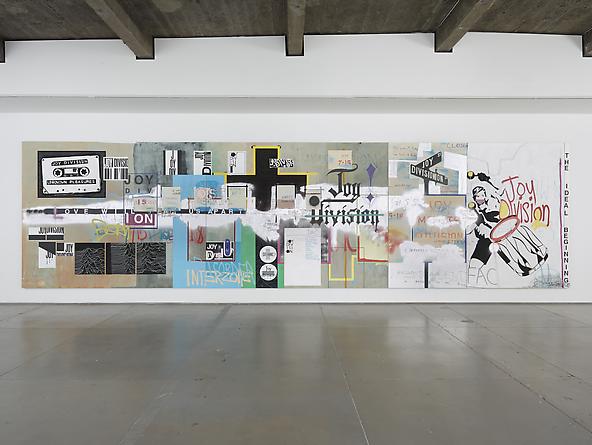 An Ideal For Living, 2012
Acrylic, spray paint & molotow pen on linen
96 x 360 inches