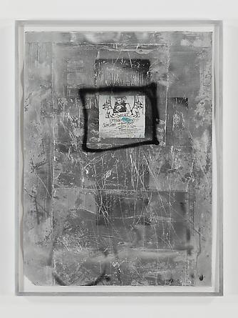 Leather, Bristles, Studs and Acne, 2013
Acrylic spray paint & collage on paper
46 3/4 x 34 3/4 inches
GLG2468