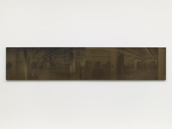 Factory, 2014
Richlite (recycled paper & phenolic resin)
19 1/4 x 94 x 1 inches
SGI2797