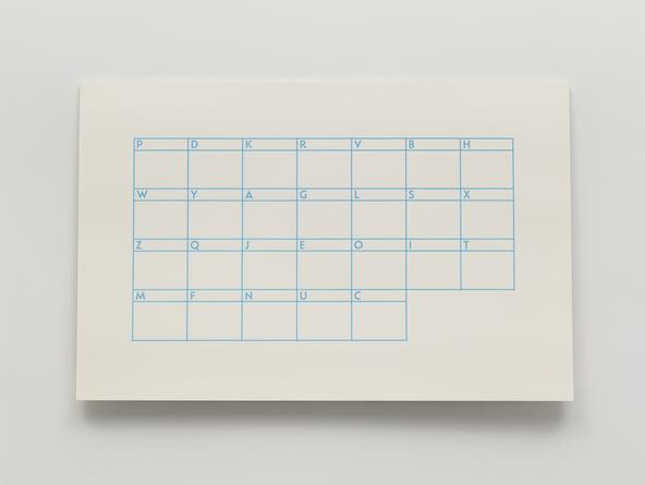 Meaning, 2014
Screenprint on handmade paper pad
17 x 26 1/2 x 1/4 inches
SGI2813