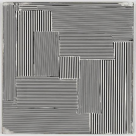 Untitled (3-2003), 2003
Enamel on aluminum
15 x 15 inches
GLG1183