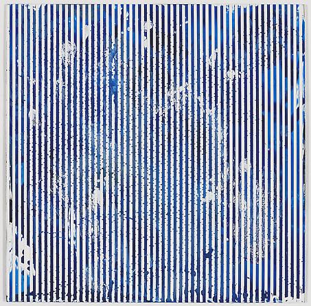 Untitled (1-2011, 1/6”-1/6”), 2011
Enamel on aluminum
17 x 17 inches
GLG1738