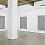 Installation view: Michael Scott, Black and White Line Paintings 1989-2011