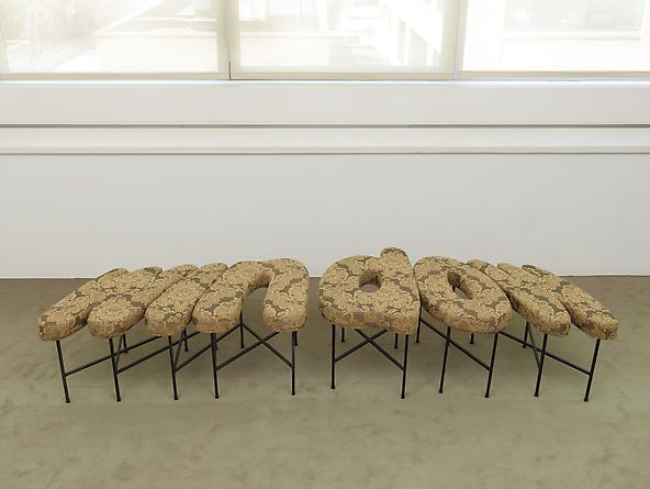 Window Seat (The Window Always Wins), 1997
Upholstered cushions, painted metal
19 x 67 x 30 inches
GLG2410