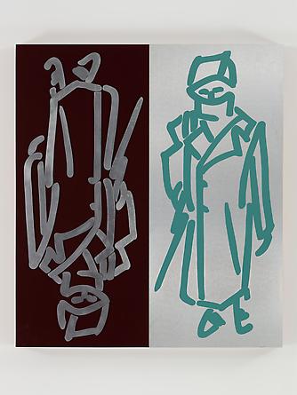 War Boy, 1983
Aluminum, laminate, wood & paint
62 1/2 x 55 x 5 inches
GLG2418