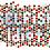 Selfish Idiot, 2002-03
Painted balls, paint on wall
74 x 112 x 4 inches
GLG2422