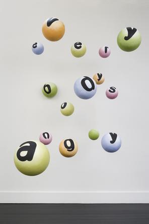 Everybody's Angry, 2013
Paper maché, plaster, latex paint, monofilament
74 x 50 x 44 inches
SGI2620