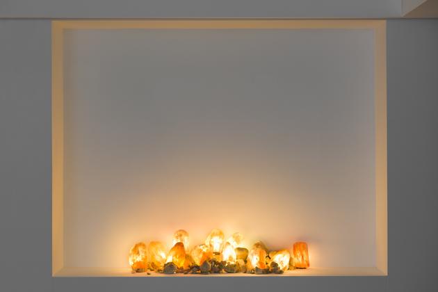 What, 2014
Carved salt crystals, river rocks, electrical wiring 
Dimensions variable
SGI2861