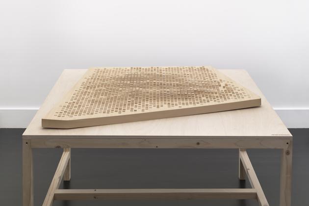 PETER EISENMAN
Model for Memorial to the Murdered Jews of Europe, 2005, 2009
Wood, cardboard
2 x 42 x 34 inches