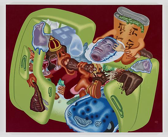 PETER SAUL
Deadly Diet, 2011
Acrylic & oil paint on canvas
87 x 96 inches
