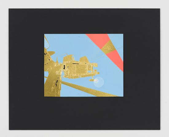 Beam of Light 5 OB, 2015
Acrylic & gouache on foil, mounted on board
16 x 20 inches
SGI2955