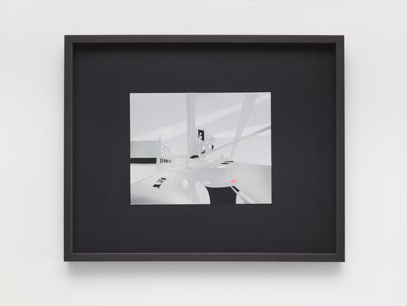 Beam of Light BG 7, 2015
Acrylic & gouache on foil, mounted on board, framed
16 3/4 x 20 3/4 inches
SGI3165