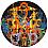 RYAN McGINNESS
All Your Earth Gods, 2011
Oil & acrylic on wood panel
48 inches diameter
Courtesy Ryan McGinness Studio