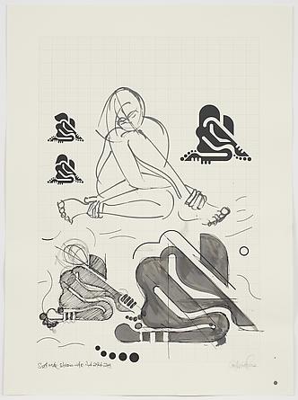 Women Sketch Process (Suzy Mae Studio NYC Nov. 29th 2011, 1), 2012
Ink on custom graph paper
30 x 22 inches
GLG2164