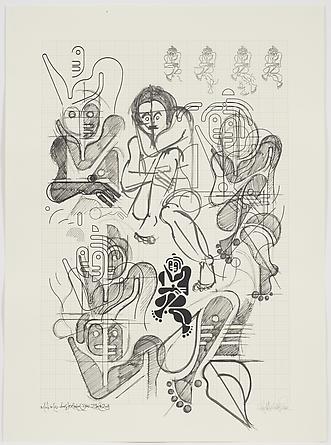 Women Sketch Process (Mini Miu Amsterdam Dec. 23rd 2011), 2012
Ink on custom graph paper
30 x 22 inches
GLG2167