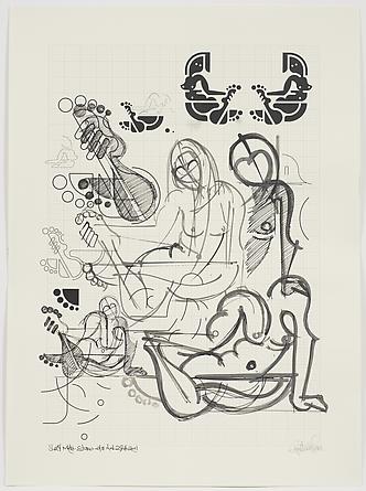 Women Sketch Process (Suzy Mae Studio NYC Nov. 29th 2011, 2), 2012
Ink on custom graph paper
30 x 22 inches
GLG2169