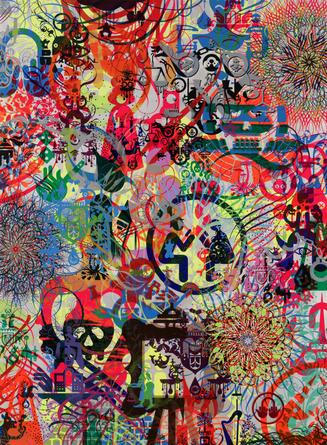 RYAN McGINNESS
I Wish to Wash my Irish Wristwatch, 2016
Acrylic on wood panel in metal frame
69 1/2 x 51 1/8 inches
SGI3202