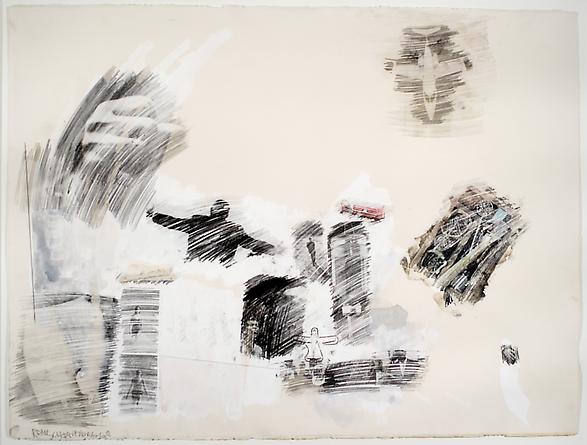 ROBERT RAUSCHENBERG
Apology, 1968 
Watercolor, graphite, gouache & solvent transfer on paper
22 ½ x 30 inches