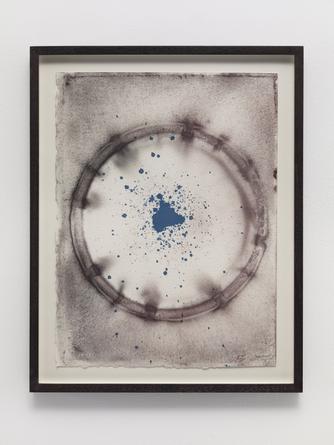 STEPHEN VITIELLO
LFO Speaker Drawings #3, 2006
Graphite, ink & pigment on paper
17 ¾ x 14 ¼ inches