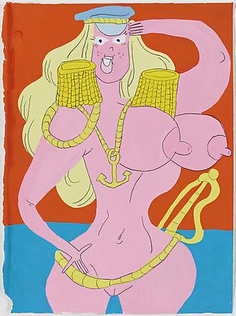 It's All About Epaulettes, 2010
Gouache & graphite on paper
15 1/8 x 11 1/8 inches
SGI1411