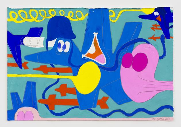 On the Way, 2014
Gouache & graphite on paper
15 x 22 inches
SGI2885