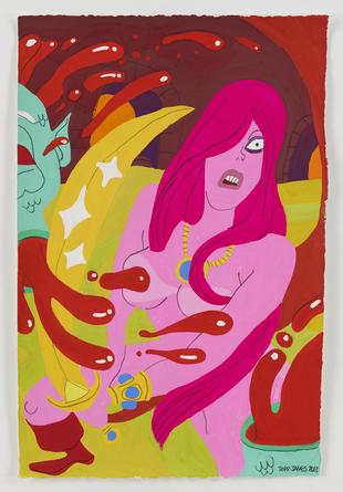 Demon Witch, 2013
Gouache & graphite on paper
22 ½ x 14 ¾ inches
SGI2665