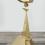 Zoom at the Top, 2015
Urethane & imitation gold leaf on fiberglass & cardboard
118 x 66 x 44 inches