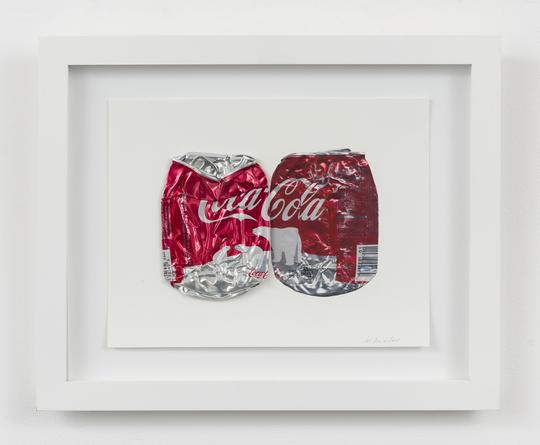 Untitled (Coke Can),, 2015
Aluminum on digital print
8 1/2 x 11 inches
SGI3064