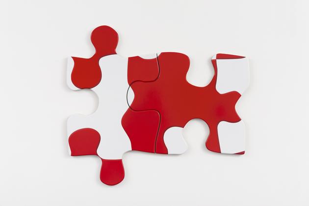 Puzzle Puzzle, 2015
Printed vinyl laminate mounted on MDF in two parts
34 1/2 x 40 x 1 inches
SGI3069