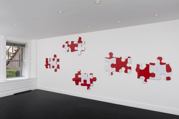 Installation view: William Anastasi: Puzzle