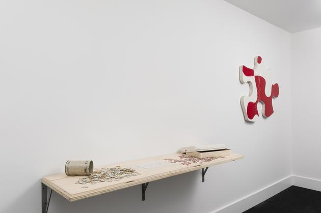 Installation view: William Anastasi: Puzzle