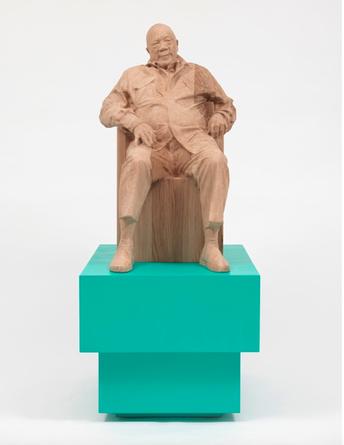 XAVIER VEILHAN
Quincy Jones, 2015
Oak, plywood, acrylic paint and varnish
48 1/4 x 20 1/2 x 25 1/5 inches
SGI3112