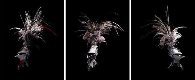ANGELO FILOMENO
As The Lilies Among Thorns, So We Fall Like Love
2006
Fujiprints on paper, in artist’s frames, triptych
46 1/2  x 36 x 1 3/4 inches each, framed
Edition of 5